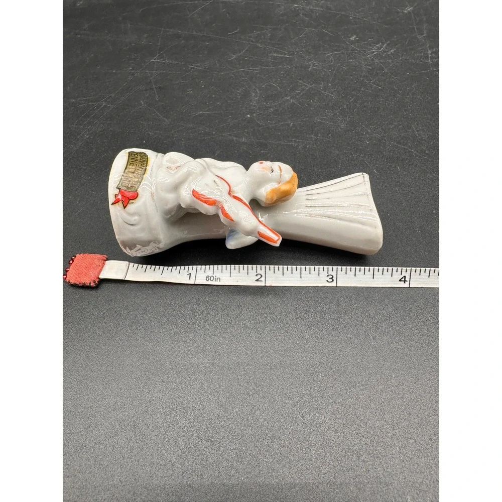 Vintage Cherub Angel Violin Porcelain Bud‎ Vase Souvenir Kennett MO Japan 3.75